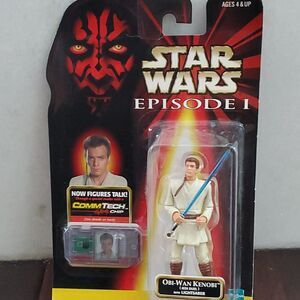 Star Wars Episode 1 Phantom Menace Figure: Obi-Wan Kenobi (Jedi Duel) (1998)